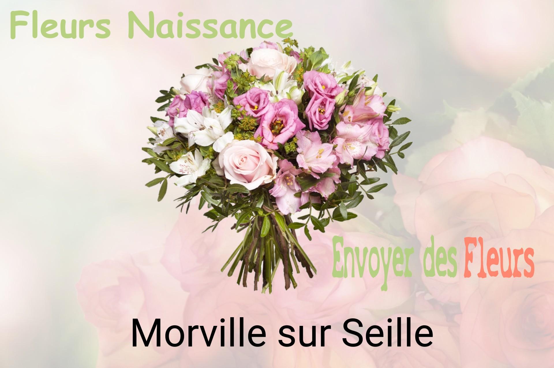 Bouquet de fleurs de naissance livré à Morville-sur-Seille